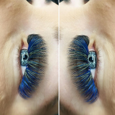 Purple Pro-made coloured fans 6D