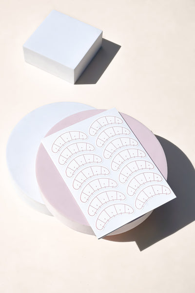 Lash Mapping Sticker