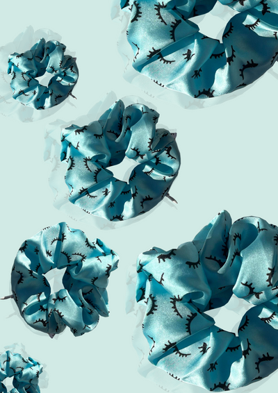 Lash Scrunchie with Zip Pocket