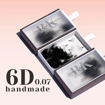 6D | Handmade Russian Volume 500 Fans/Tray