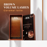 Premium Brown Silk Volume Lashes