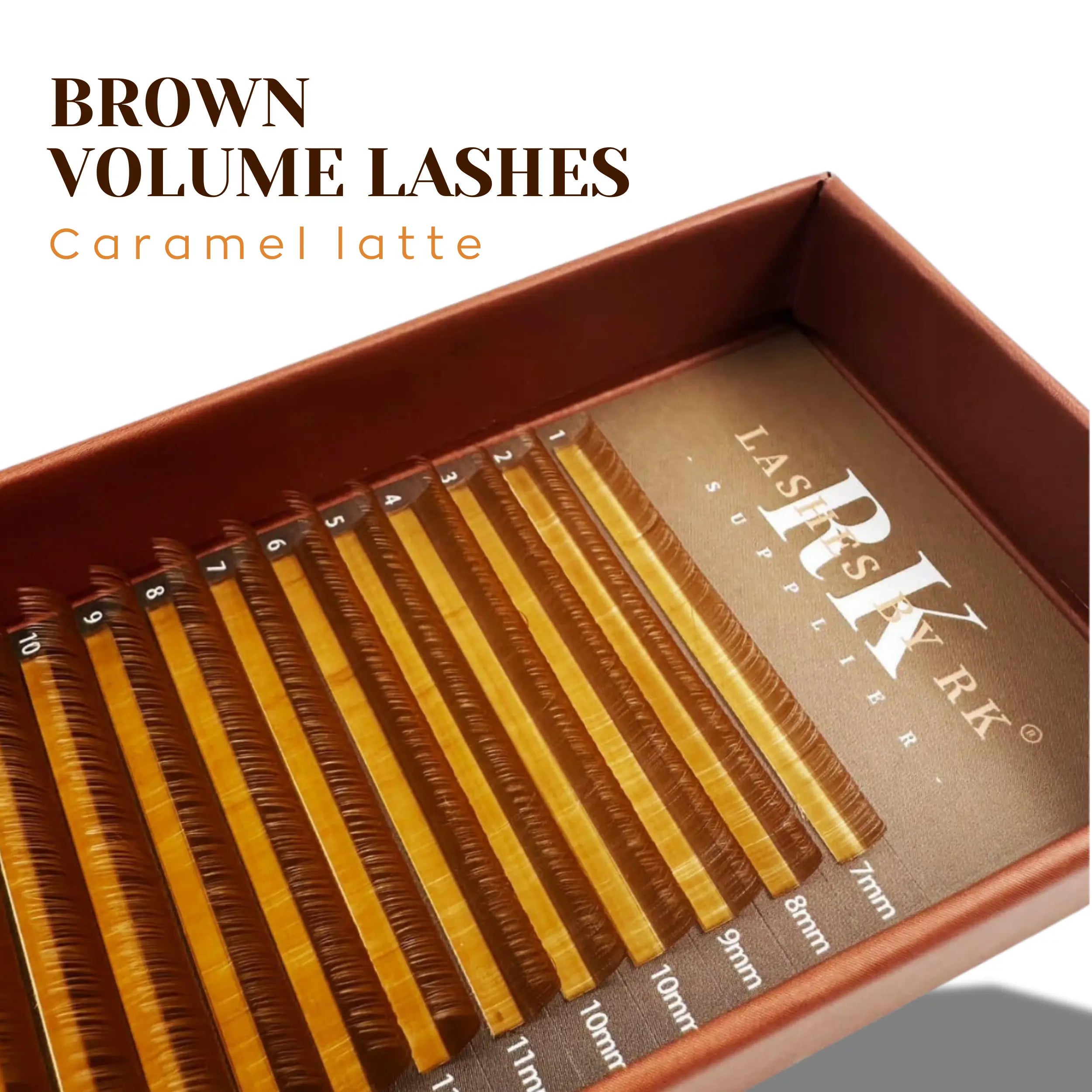 Premium Brown Silk Volume Lashes