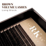 Premium Brown Silk Volume Lashes