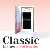 Classic Cashmere Flat Lashes- Mixed Lenghts