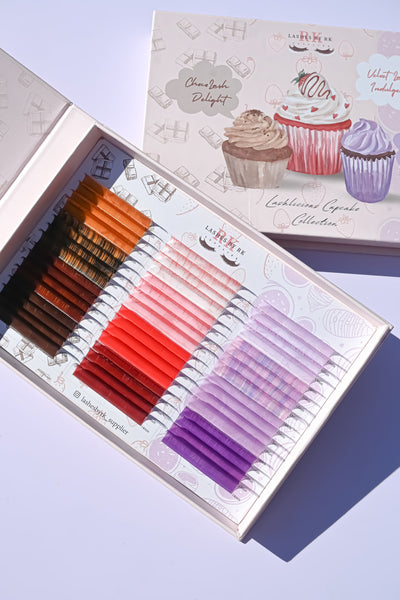 Coloured volume lashes | Cashmere mink lashes