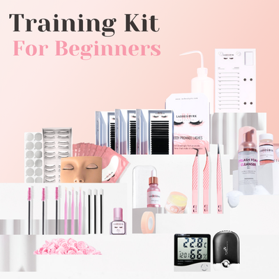 Training Kit for Beginners - Classic Hybrid & Volume Eyelash Extensions