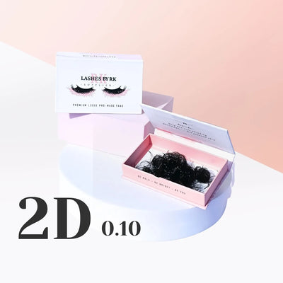 2D | 0.10 Pro-Made Loose Fans 1000 Fans/Tray