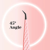 Pink Volume Lash Tweezers –  45°
