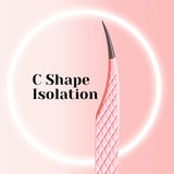 Eyelash Extension Tweezers | C Shape Isolation Tweezers
