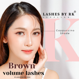 Premium Brown Silk Volume Lashes