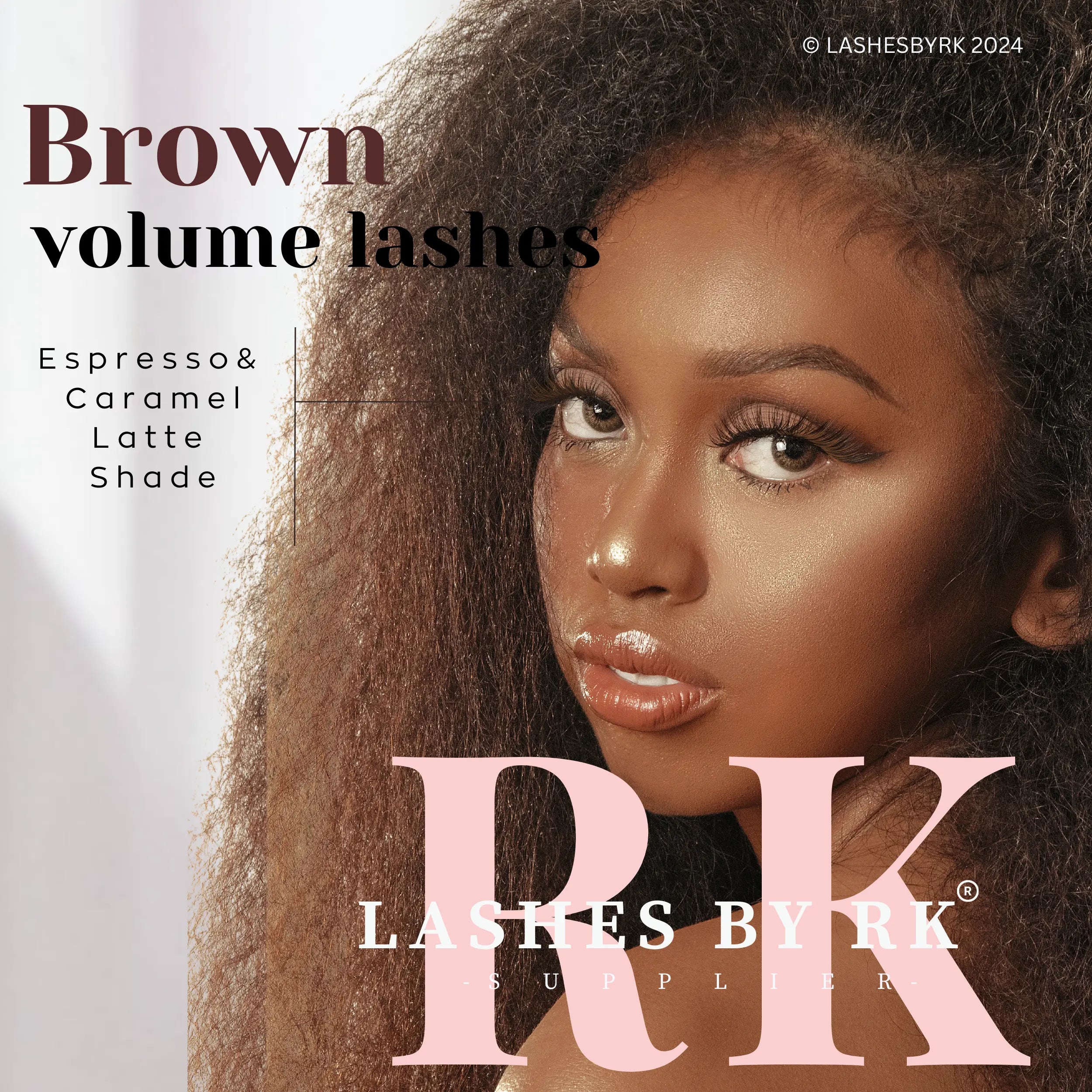 Premium Brown Silk Volume Lashes