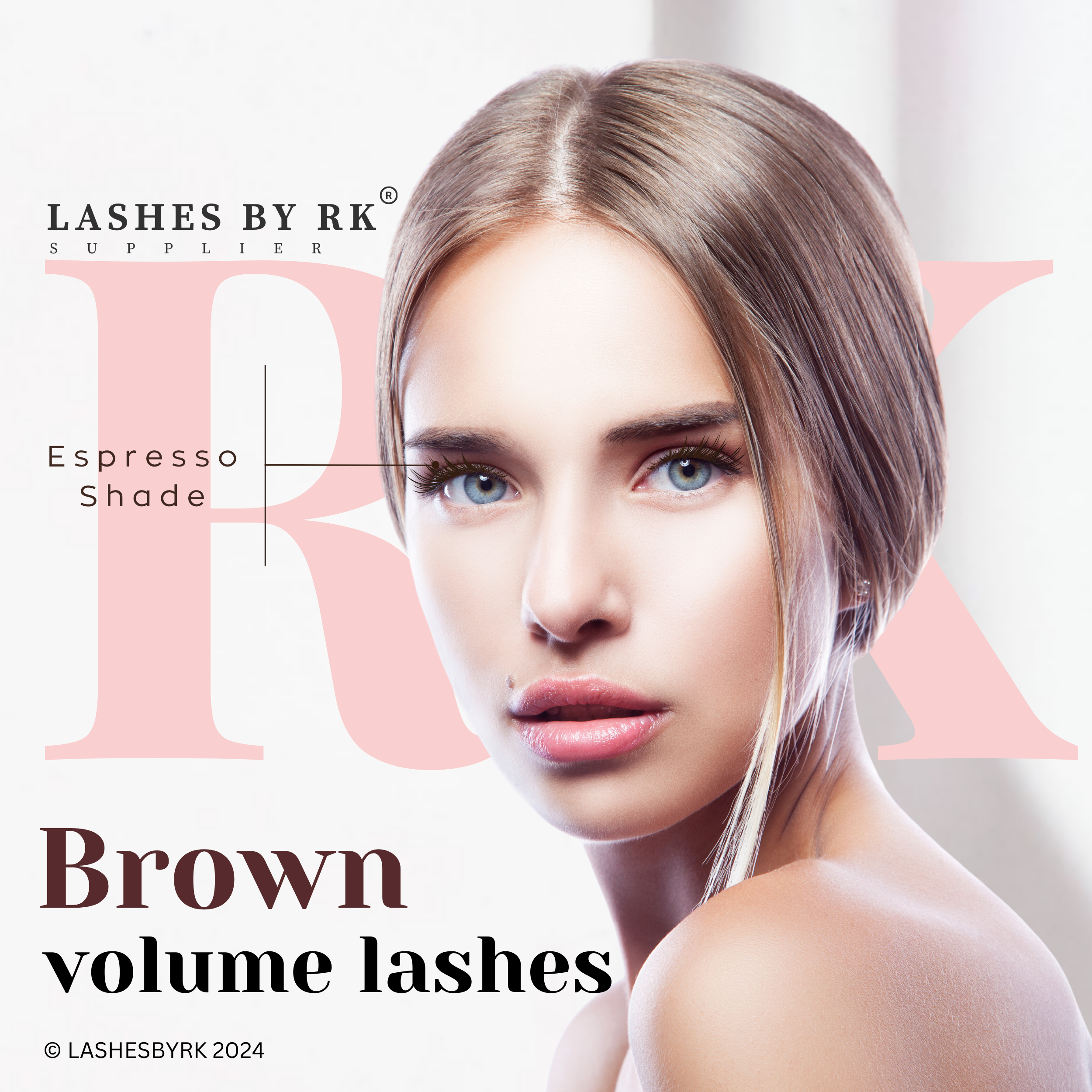 Premium Brown Silk Volume Lashes