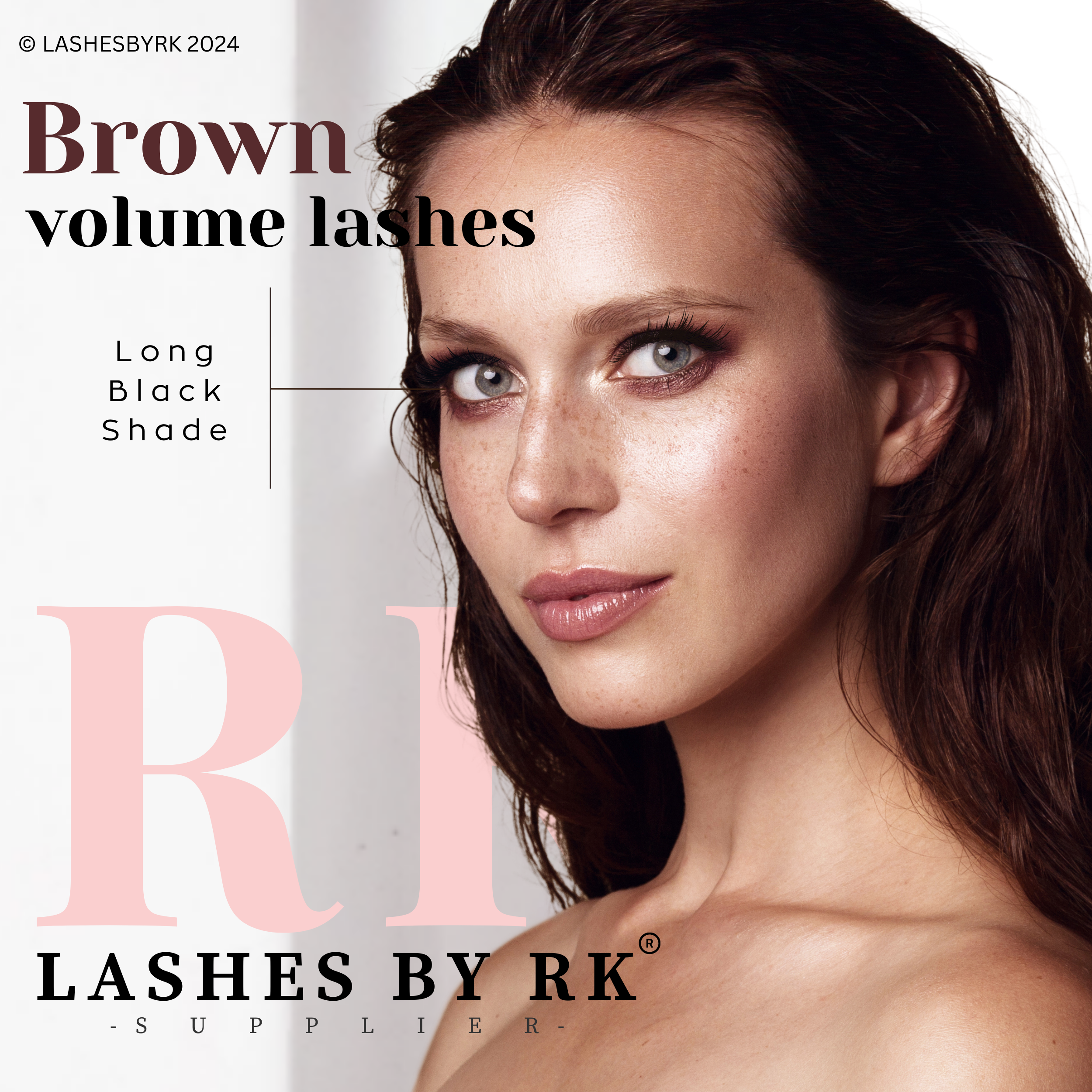 Premium Brown Silk Volume Lashes