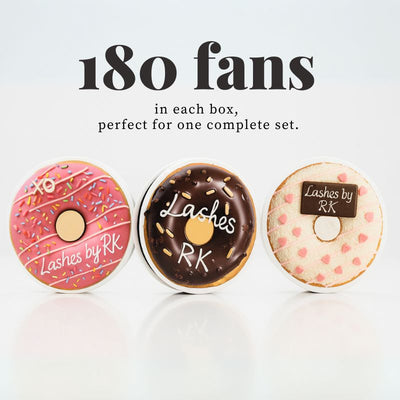 Sample 5D Loose Pro Made Fans – 180 Lash Fans in Mixed Lengths