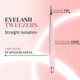 Eyelash Extension Tweezers Straight Isolation Tweezers
