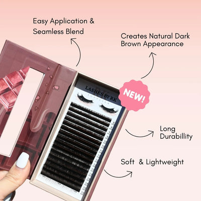 Classic Cashmere Flat Lashes- Mixed Lenghts