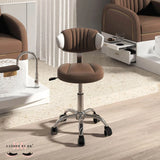 Lux Beauty Saddle Stool With Back Rest