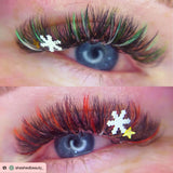 Coloured Lash Spikes For Wispy Volume