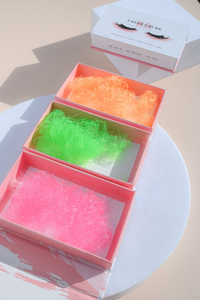 Design Your Own SIZE | Mixed Tray of Promade Coloured Lashes