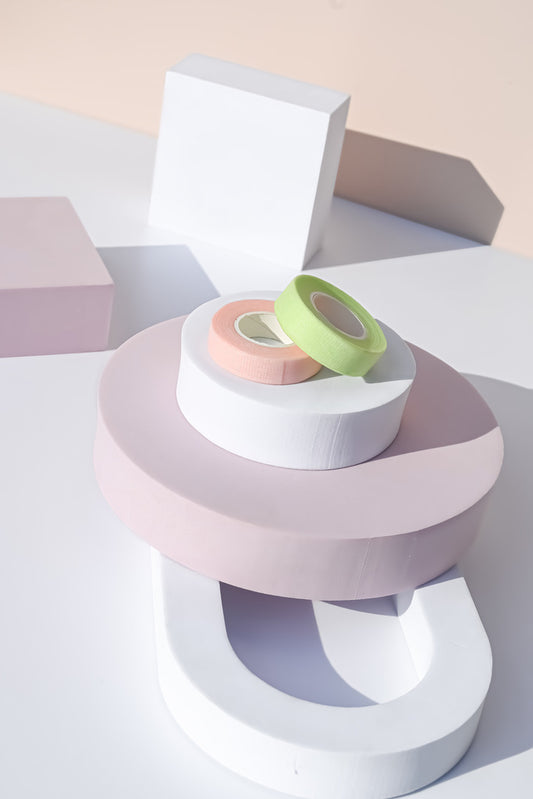 Lash Tape for Eyelash Extension | Green/ Pink Tapes