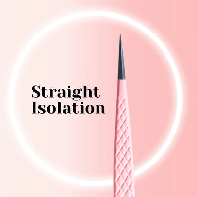Eyelash Extension Tweezers Straight Isolation Tweezers