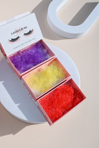 Design Your Own SIZE | Mixed Tray of Promade Coloured Lashes