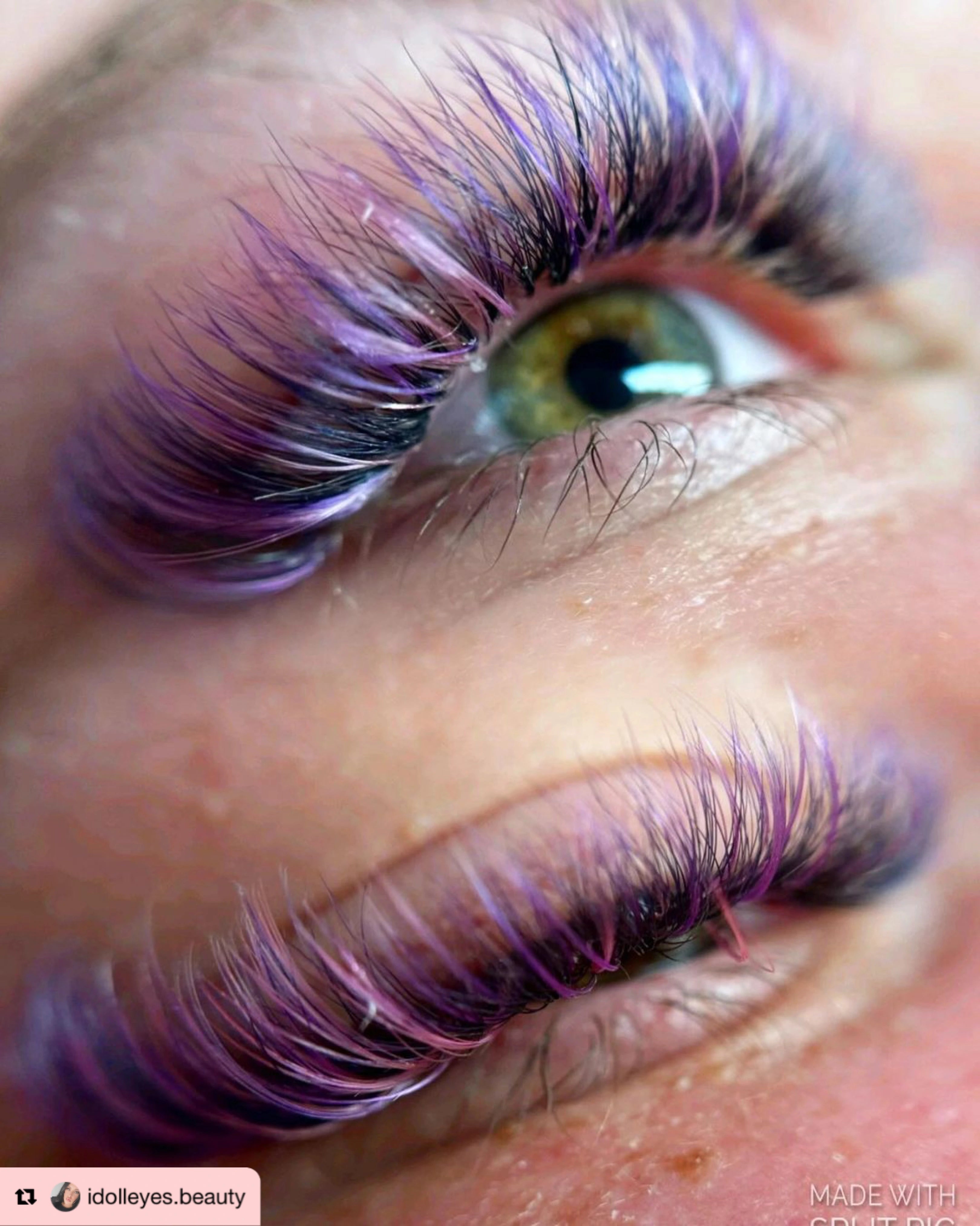 Coloured Lash Spikes For Wispy Volume