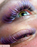 Coloured volume lashes | Cashmere mink lashes