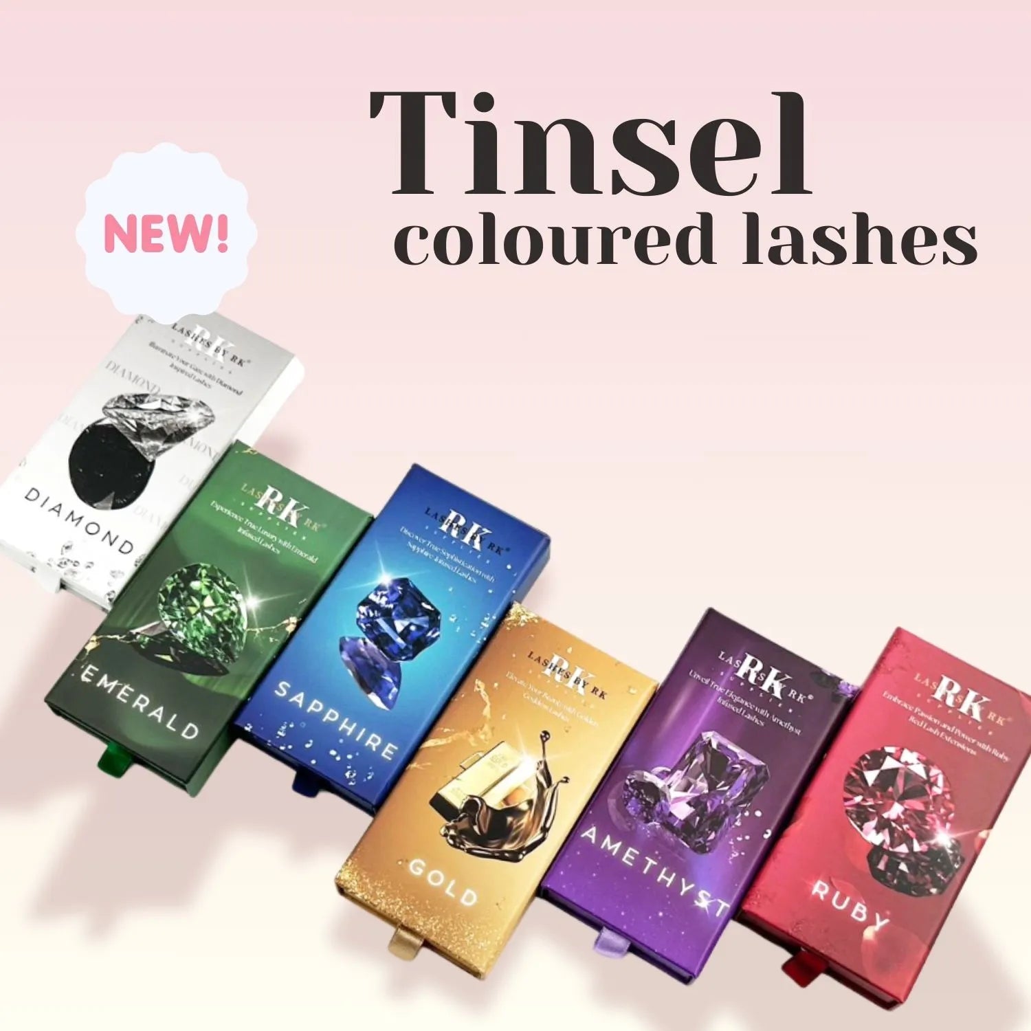 Tinsel Coloured Lashes