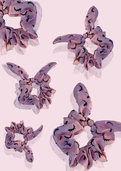 Lash Scrunchie with Zip Pocket